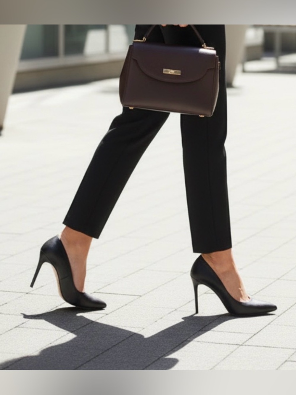 Jessica Simpson Classic Black Pointed-Toe Stiletto Pumps - Women